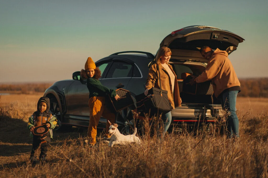 GMC Terrain organizer for road trip