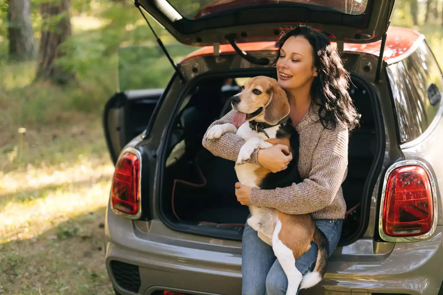 Cairn Terriers back seat cover for Kia Sorento