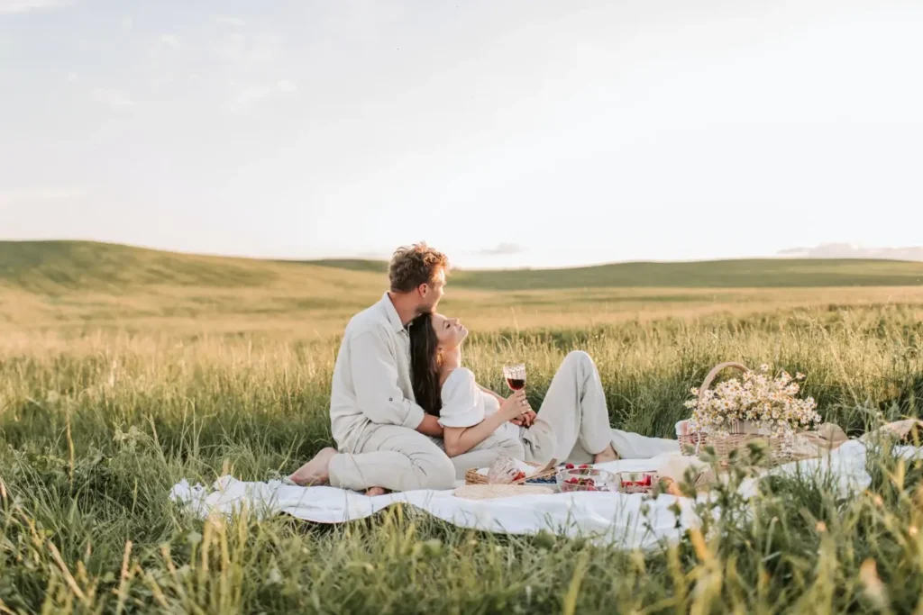 girly picnic blanket