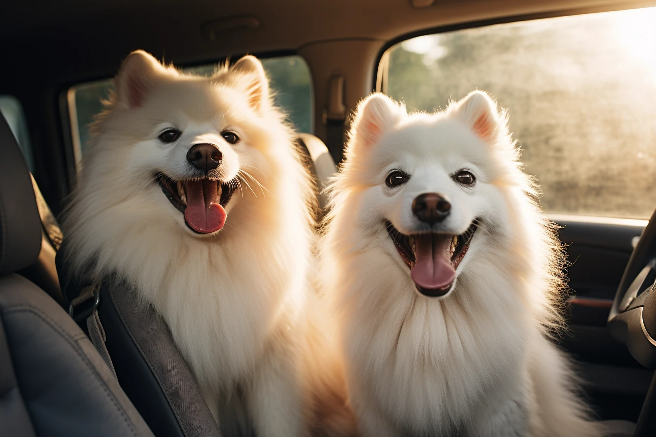 Mazda CX-5 Dog Car Seat for American Eskimo Dogs